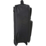 5 Cities Pieghevole Bagaglio a Mano 55x40x20 Trolley da Viaggio, 39L (Nero)