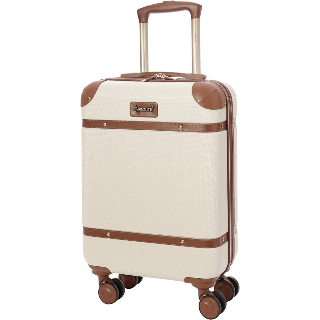 Aerolite 55x35x20cm Valigia Trolley Bagalio A Mano Elegante Classico R ...